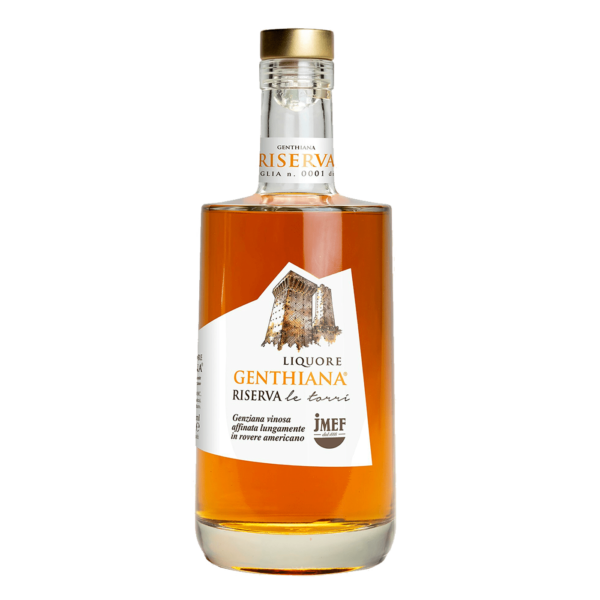 Genthiana RISERVA | Liquore d'infuso di radice di Genziana e vino Pecorino - Affinata oltre 12 mesi in rovere americano